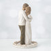 "Willow Tree Together Cake Topper figurine of embracing couple – romantic wedding and anniversary decoration"