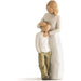 "Willow Tree Mother and Son – Resin figurine of mom with son - Willow tree nearby"