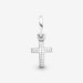 "PANDORA : Sparkling Cross Dangle Charm -"