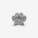 "PANDORA : Sparkling Paw Print Charm -"