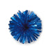 "Hallmark : Royal Blue Metallic Pom Pom Gift Bow, 7\" -"