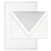"Hallmark : Double Silver Border Stationery Set, Box of 20 -"