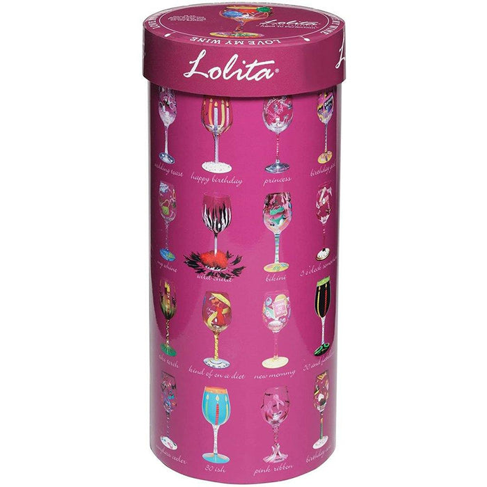 "Lolita Aged to Perfection Wine Glass at Annie's Hallmark"