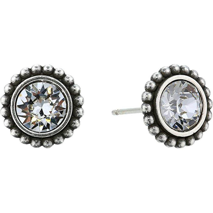 "Brighton : Twinkle Medium Post Earrings in Silver -"