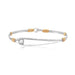 "Ronaldo Jewelry : Second Chance Bracelet in Silver -"