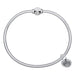 "Cape Cod • Lestage : Single Ball Bracelet in Sterling Silver with Cubic Zirconia -"