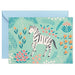 "Hallmark : Zebra and Flowers Blank Note Cards, Pack of 10 -"