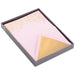 "Hallmark : Gold Floral on Pink Stationery Set, Box of 20 -"