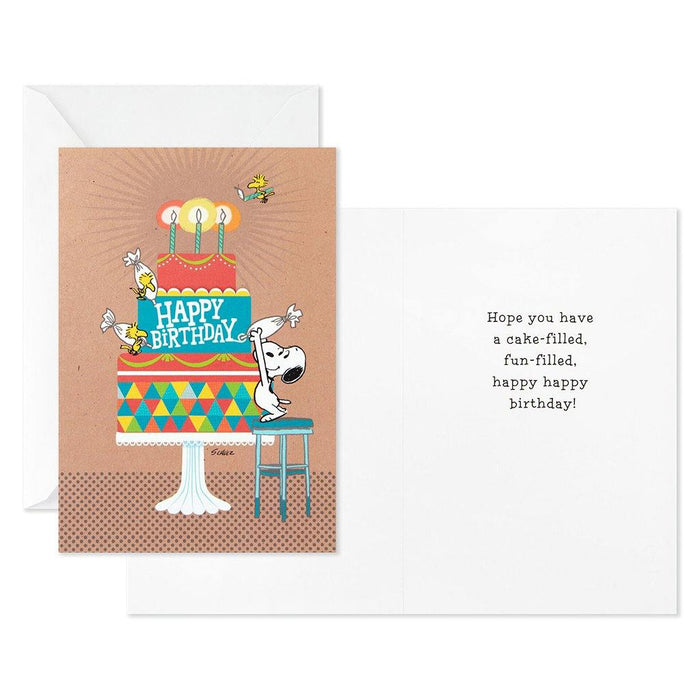 "Hallmark : Peanuts® Snoopy Assorted Birthday Cards, Pack of 12 -"