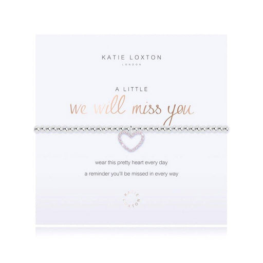 "Katie Loxton : A Little We Will Miss You Bracelet -"
