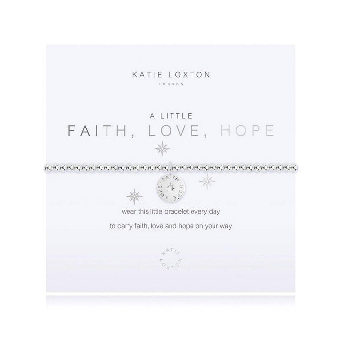 "Katie Loxton : A Little Faith Love Hope Bracelet -"