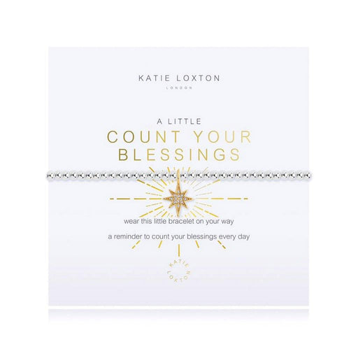 "Katie Loxton : A Little Count Your Blessings Bracelet -"