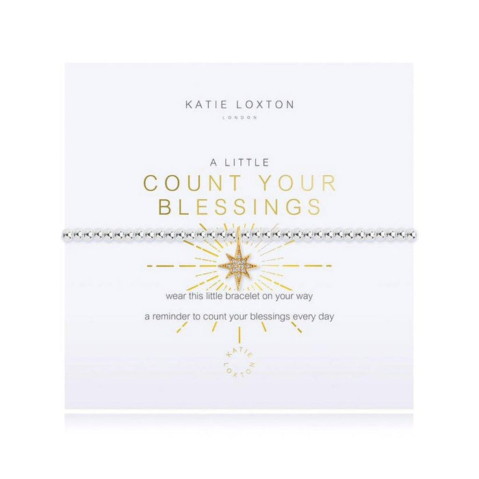 "Katie Loxton : A Little Count Your Blessings Bracelet -"