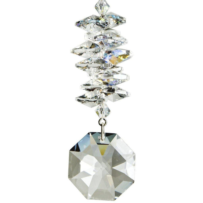 "Woodstock Chimes : Crystal Ice Cascade Suncatcher - Octagon -"