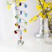 "Woodstock Chimes : Crystal Spiral Suncatcher with Rainbow Hearts -"