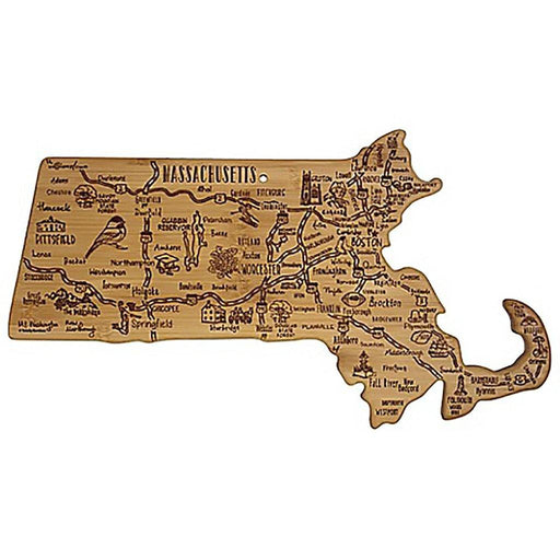 "Destination Cutting Board - Massachusetts -"