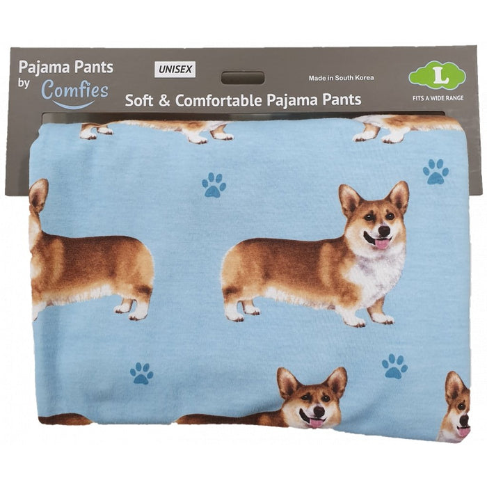 "Pet Lover Unisex Pajama Bottoms - Welsh Corgi -"