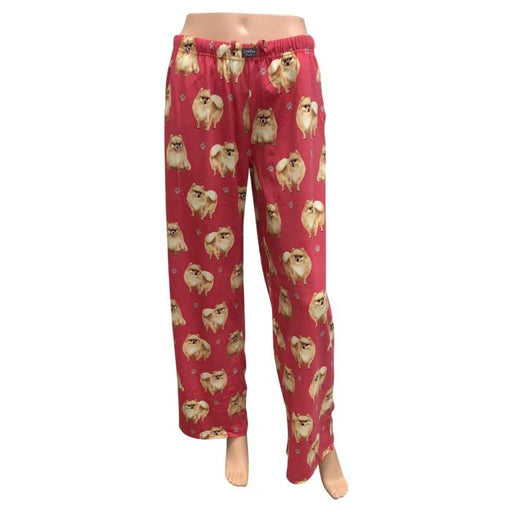 "Pet Lover Unisex Pajama Bottoms - Pomeranian -"