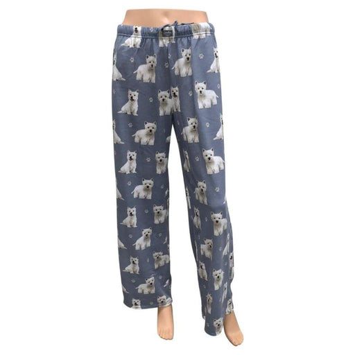 "Pet Lover Unisex Pajama Bottoms - Westie -"