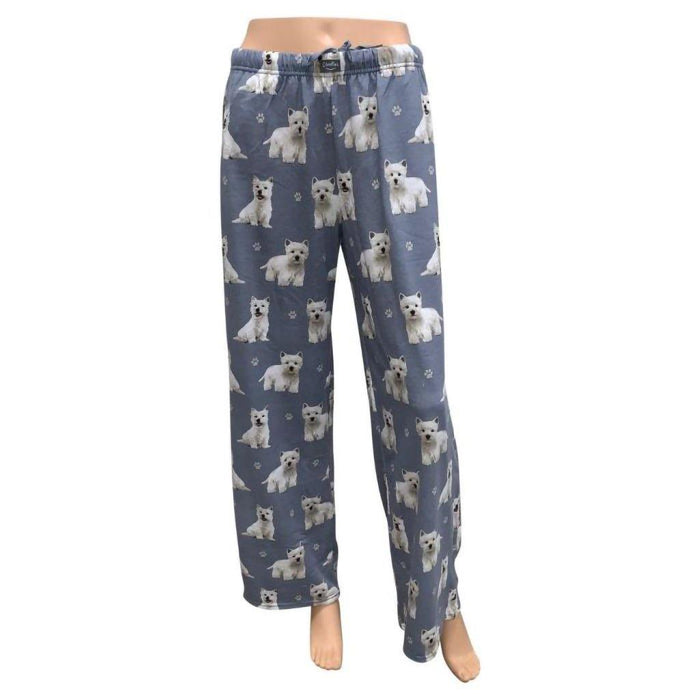 "Pet Lover Unisex Pajama Bottoms - Westie -"