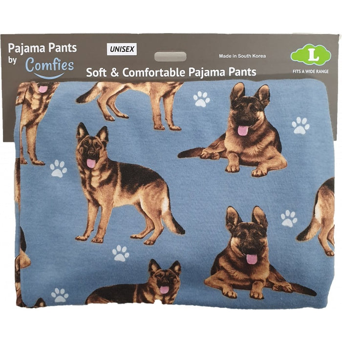 "Pet Lover Unisex Pajama Bottoms - German Shepherd -"