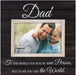 "Malden : Sun Washed Words Dad Black Distressed Picture Frame, 4x6, Black -"