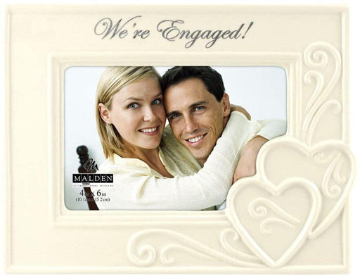 "Malden : We're Engaged 6x4 Frame for The New Couple at Annie's Hallmark"