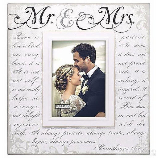 "Malden : Mr. and Mrs. Corinthian script Frame -"