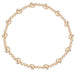 "enewton : Classic Sincerity Pattern Bead Bracelet - Gold (3 Asstd Thicknesses) -"