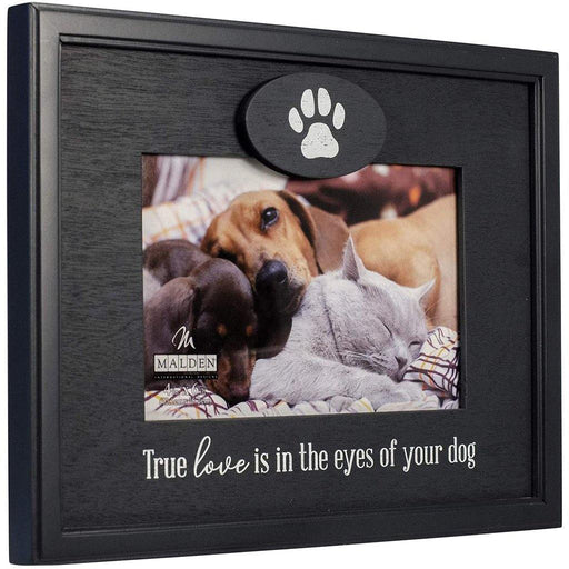 "Malden : 4\" X 6\" \"True Love in Eyes of Dog\" Picture frame - Black at Annie's Hallmark"