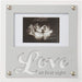 "Malden : 4\" X 6\" \"Love at first Sight\" Picture frame - White -"