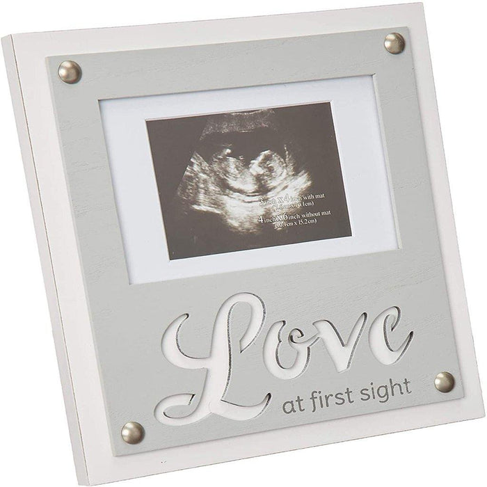 "Malden : 4\" X 6\" \"Love at first Sight\" Picture frame - White -"