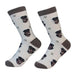 "Dog Breed Crew Socks - Rottweiler -"