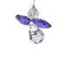 "Woodstock Chimes : Crystal Guardian Angel Suncatcher - Amethyst (February) -"