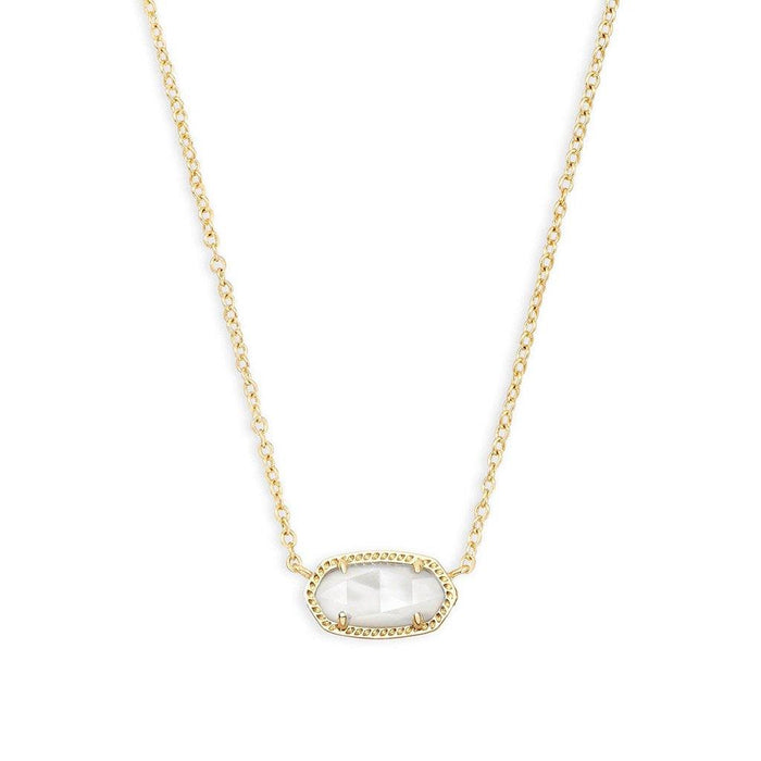 "Kendra Scott : Elisa Pendant Necklace In Ivory Pearl -"