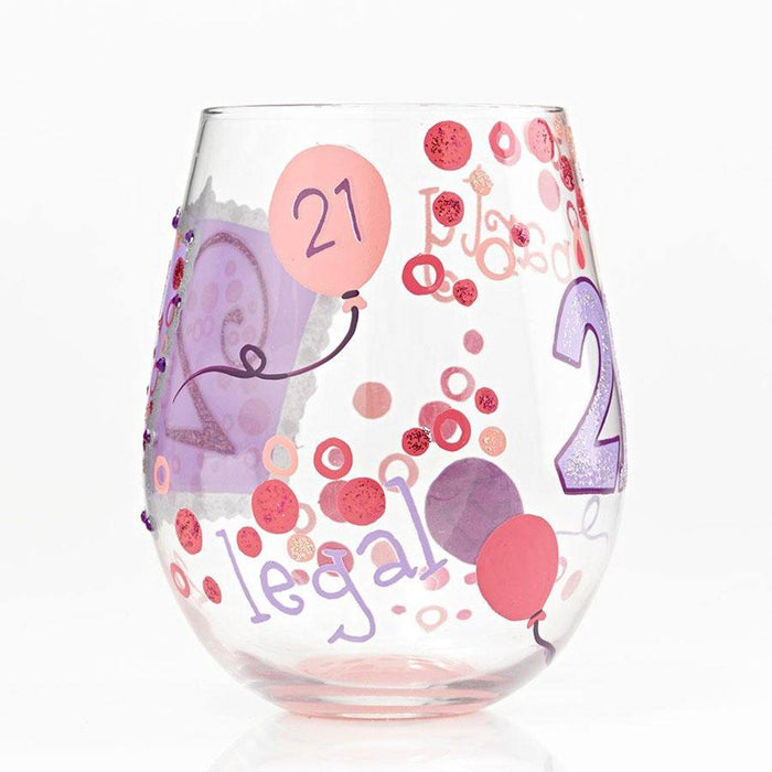 "Lolita : Stemless Glass 21 at Annie's Hallmark"