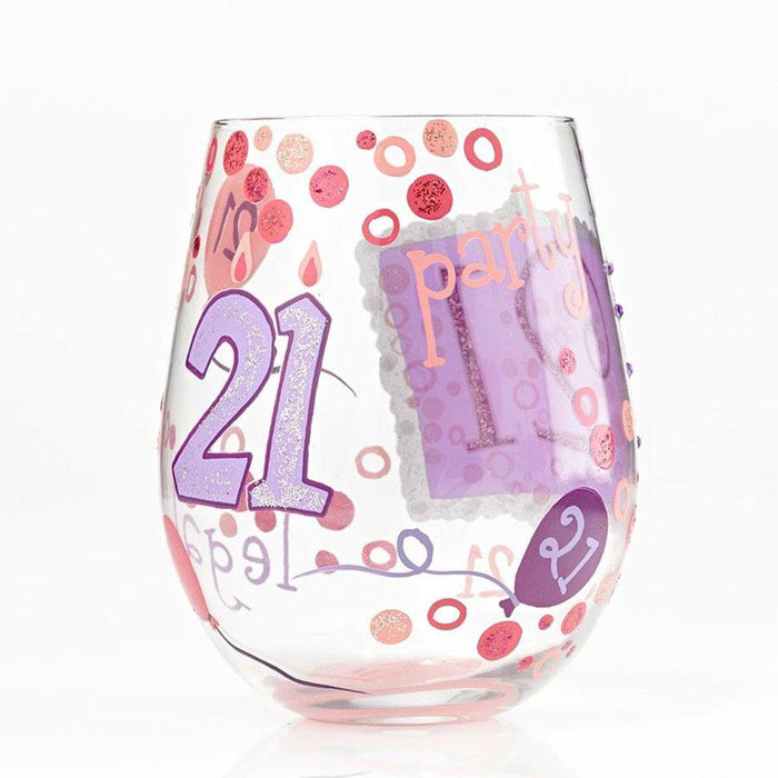 "Lolita : Stemless Glass 21 at Annie's Hallmark"