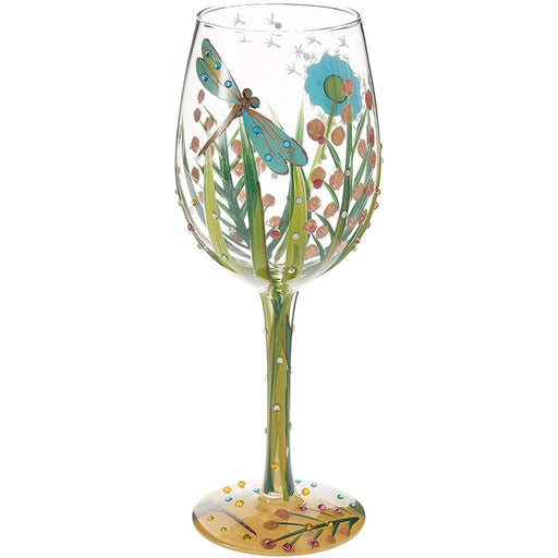 "Lolita : Dragonfly Wine Glass -"