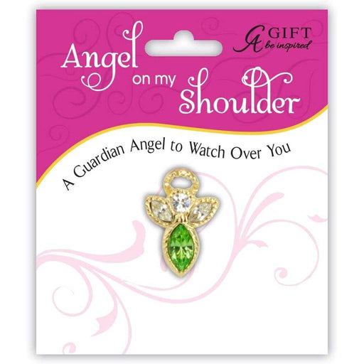 "Cathedral Art : Birthstone Pin-August - Peridot -"