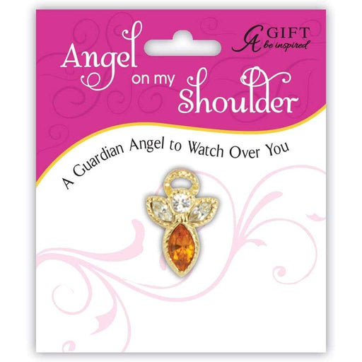 "Cathedral Art : Birthstone Pin-November - Topaz -"