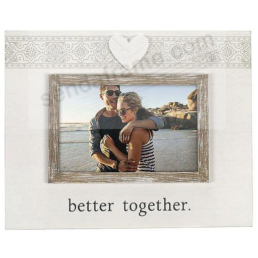 "Malden : 4 x 6 \"Better Together\" Wood Sentiment Picture Frame - Malden : 4 x 6 \"Better Together\" Wood Sentiment Picture Frame - Annies Hallmark and Gretchens Hallmark, Sister Stores"