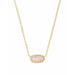 "Kendra Scott : Elisa Pendant Necklace In Rose Quartz -"