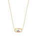 "Kendra Scott : Elisa Gold Pendant Necklace In Dichroic Glass - Kendra Scott : Elisa Gold Pendant Necklace In Dichroic Glass - Annies Hallmark and Gretchens Hallmark, Sister Stores"