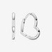 "PANDORA : Asymmetrical Heart Hoop Earrings - PANDORA : Asymmetrical Heart Hoop Earrings - Annies Hallmark and Gretchens Hallmark, Sister Stores"