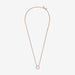 "PANDORA : Pandora Logo Pavé Circle Collier Necklace -"