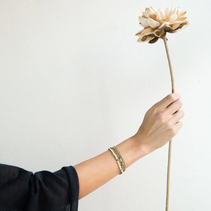 "Scout Curated Wears : Delicate Stone African Turquoise - Stone of Transformation -"