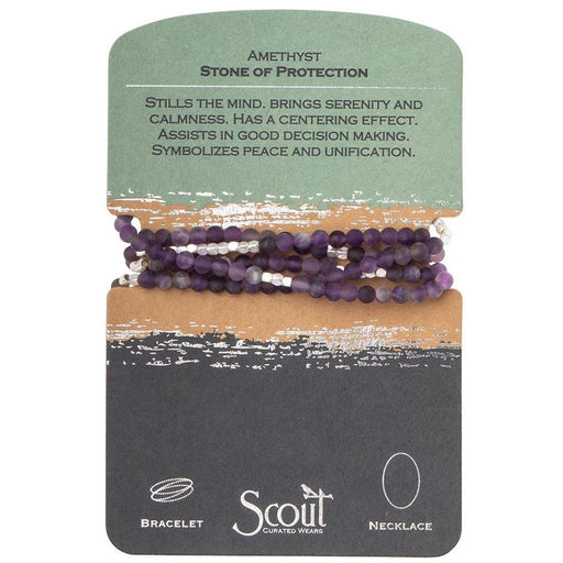 "Scout Curated Wears : Amethyst - Stone of Protection -"