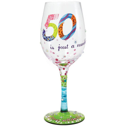 "Lolita : Wine Glass - 50 Is Just a Number at Annie's Hallmark"
