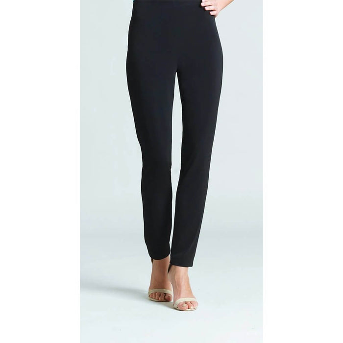 "Clara Sunwoo : Signature Straight Leg Pant in Black -"