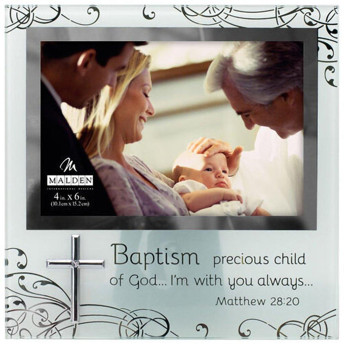 "Malden : 4X6 Baptism Frosted Glass -"